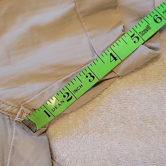 LEVI'S Cotton, Casual Tan Women's Shorts - Picture 6 of 12